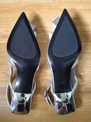 Zapatos Stradivarius Plata