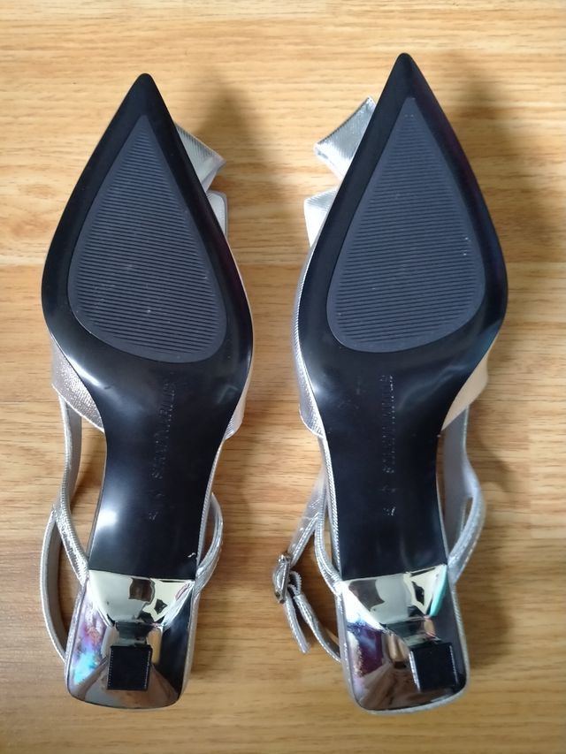 Zapatos Stradivarius Plata