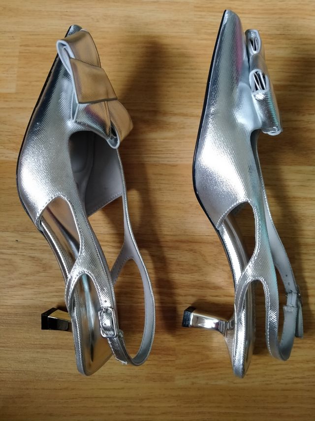 Zapatos Stradivarius Plata