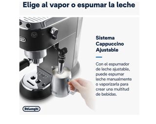 Cafetera DeLonghi Dedica ES685 plata