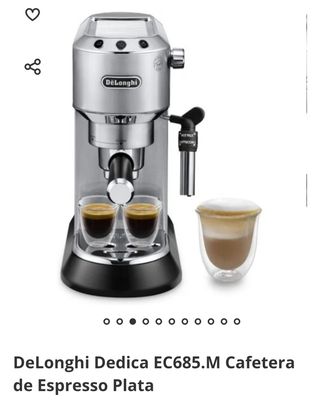 Cafetera DeLonghi Dedica ES685 plata