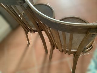 2 Sillas Madera Estilo Thonet