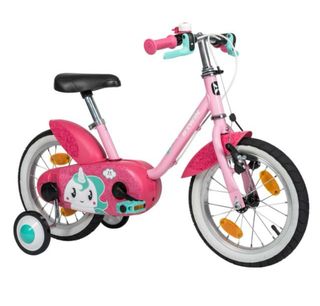 Bicicleta niña BTWIN 14" rosa