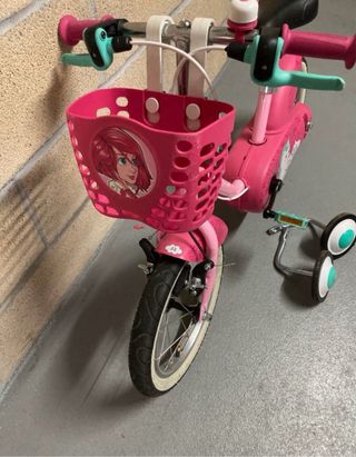 Bicicleta niña BTWIN 14" rosa