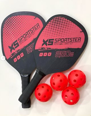 Set Pickleball 2 Racchette 4 Palline Borsa Sport