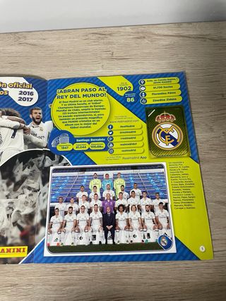 Álbum Panini Real Madrid 2016-17