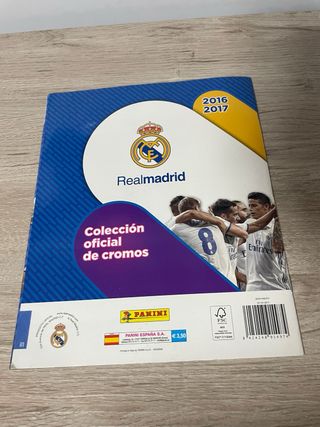 Álbum Panini Real Madrid 2016-17