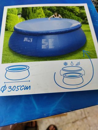 Cubierta para piscina 305cm azul.