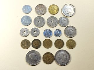 Colección 21 monedas modelos diferentes. Con PLATA