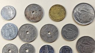 Colección 21 monedas modelos diferentes. Con PLATA
