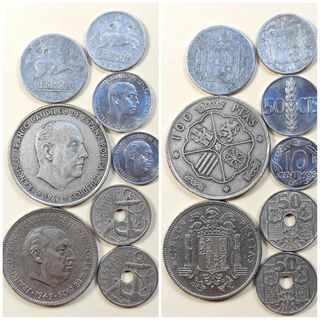 Colección 21 monedas modelos diferentes. Con PLATA