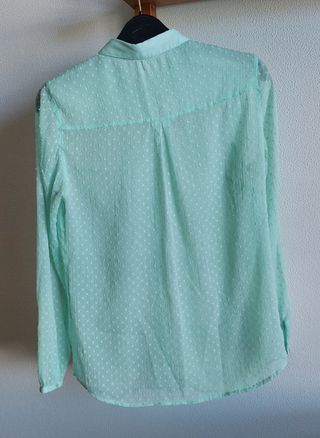 Blusa plumeti Zara - Verde