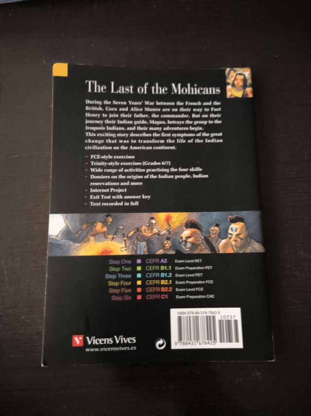 The Last Of The Mohicans. Material Auxiliar