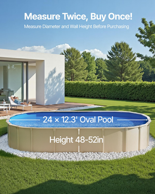 Rivestimento per Piscina Ovale per Piscina 24 x 12