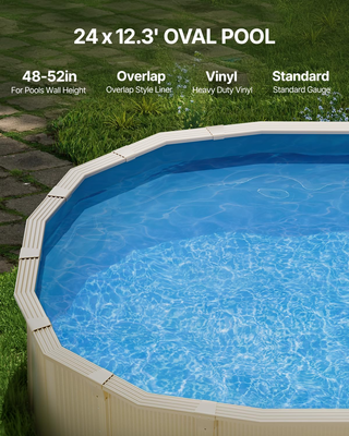 Rivestimento per Piscina Ovale per Piscina 24 x 12