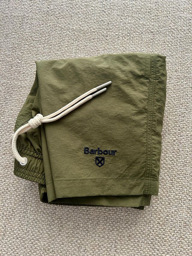 Costume da bagno Barbour verde size S uomo