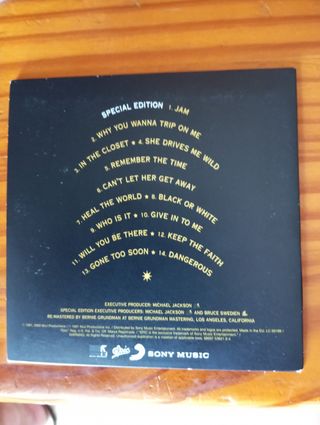 CD Michael Jackson - Dangerous