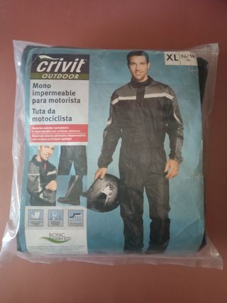 Mono lluvia motorista Crivit XL