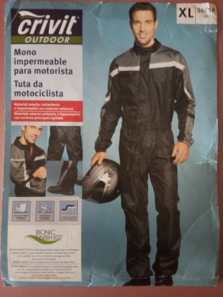Mono lluvia motorista Crivit XL