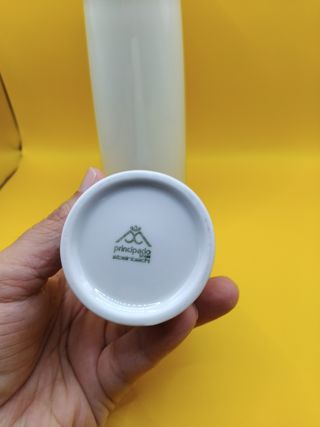 🇪🇦 Jarrones porcelana blancos - 2uds