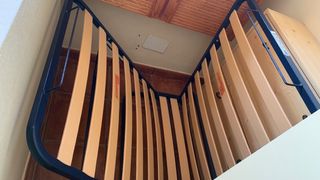 Somier Pikolin plegable, negro y beige