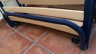 Somier Pikolin plegable, negro y beige