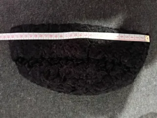 Gorro Impercork Paris de astracán negro azabache