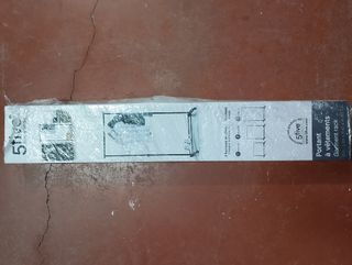 Perchero metálico negro 80cm