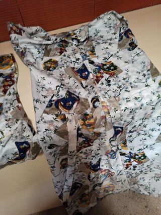 Pijama japonés - Bata y camisa