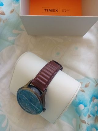 TIMEX IQ+ Reloj Hombre Marrón