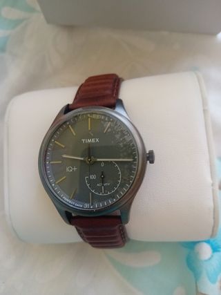 TIMEX IQ+ Reloj Hombre Marrón