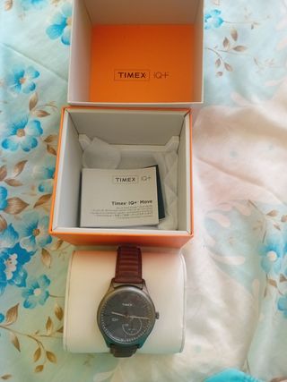 TIMEX IQ+ Reloj Hombre Marrón