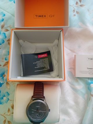 TIMEX IQ+ Reloj Hombre Marrón