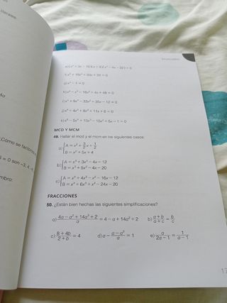 Más de 700 ejercicios de matemáticas. Con soluc...