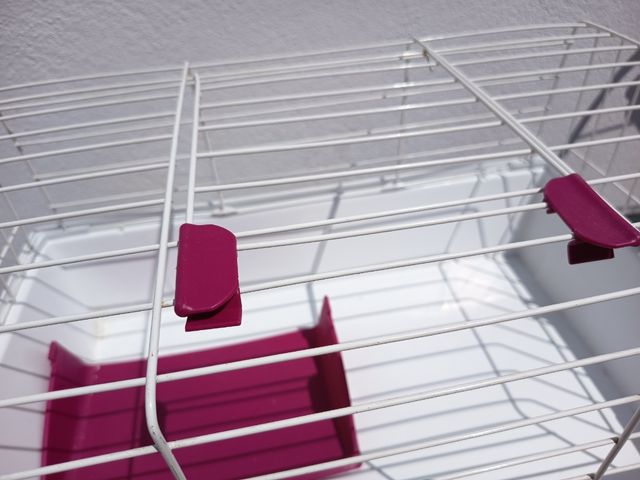 Jaula Conejos - Rosa y Blanca