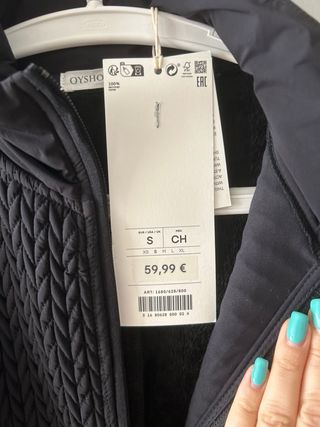 Chaqueta térmica Oysho - Nueva- Talla S