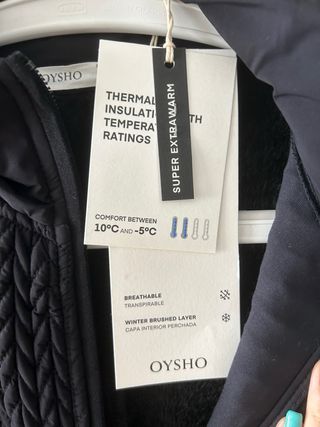 Chaqueta térmica Oysho - Nueva- Talla S