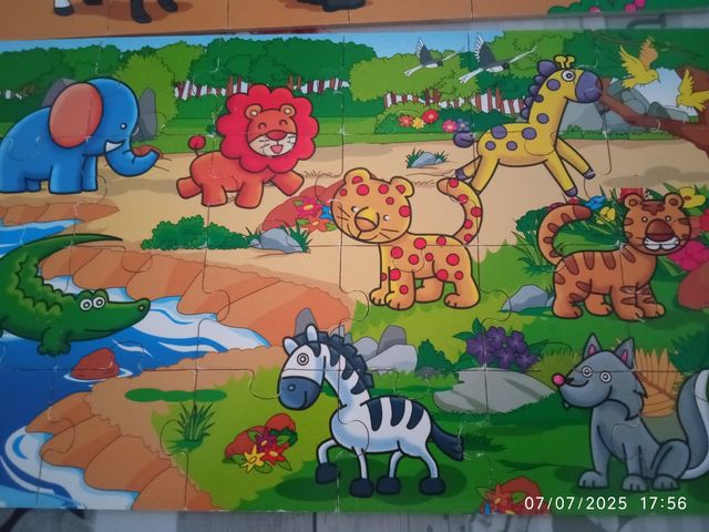 4 Puzzles infantiles de animales