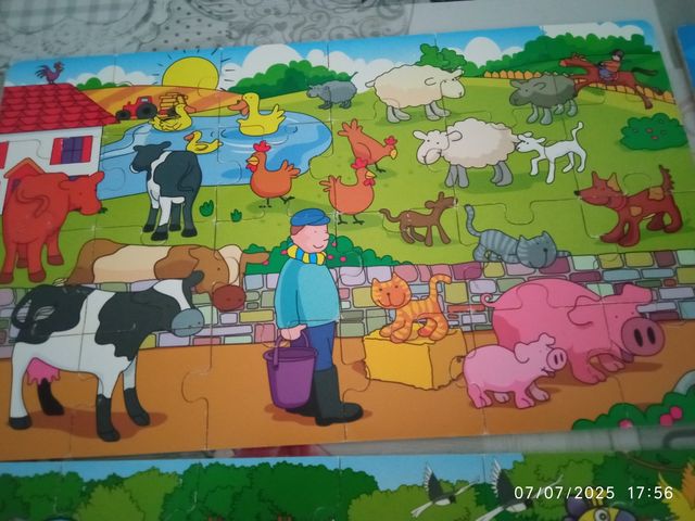 4 Puzzles infantiles de animales