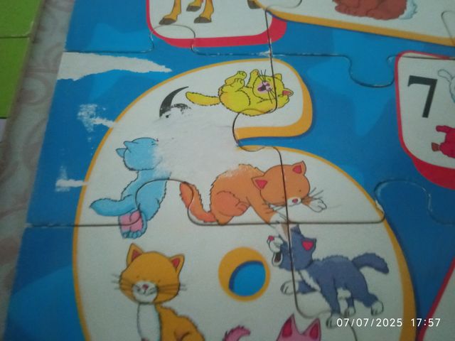 4 Puzzles infantiles de animales