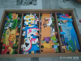 4 Puzzles infantiles de animales