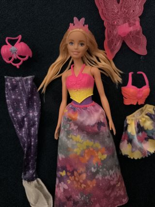 Muñeca Barbie Sirena Mariposa