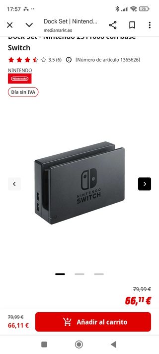 Nintendo Switch Azul/Roja - Consola