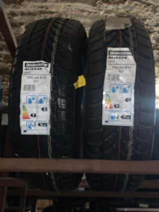 2 Neumáticos Bridgestone 195/65 R15 91T