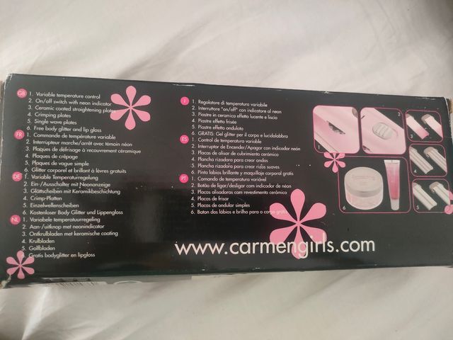 Plancha Pelo Carmen Girls Rosa