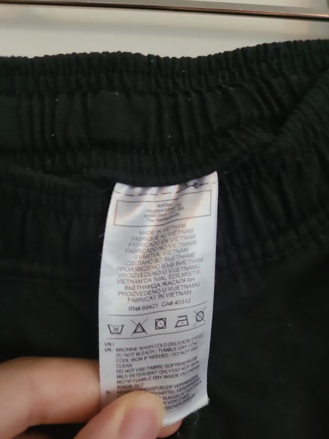 Shorts Reebok neri cotone