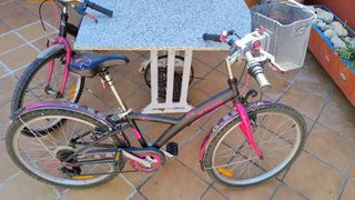 Bicicleta niña BTWIN 20" negra