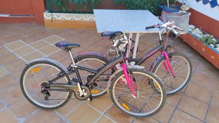 Bicicleta niña BTWIN 20" negra