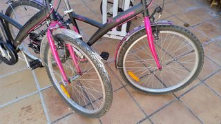 Bicicleta niña BTWIN 20" negra