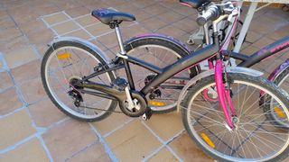 Bicicleta niña BTWIN 20" negra